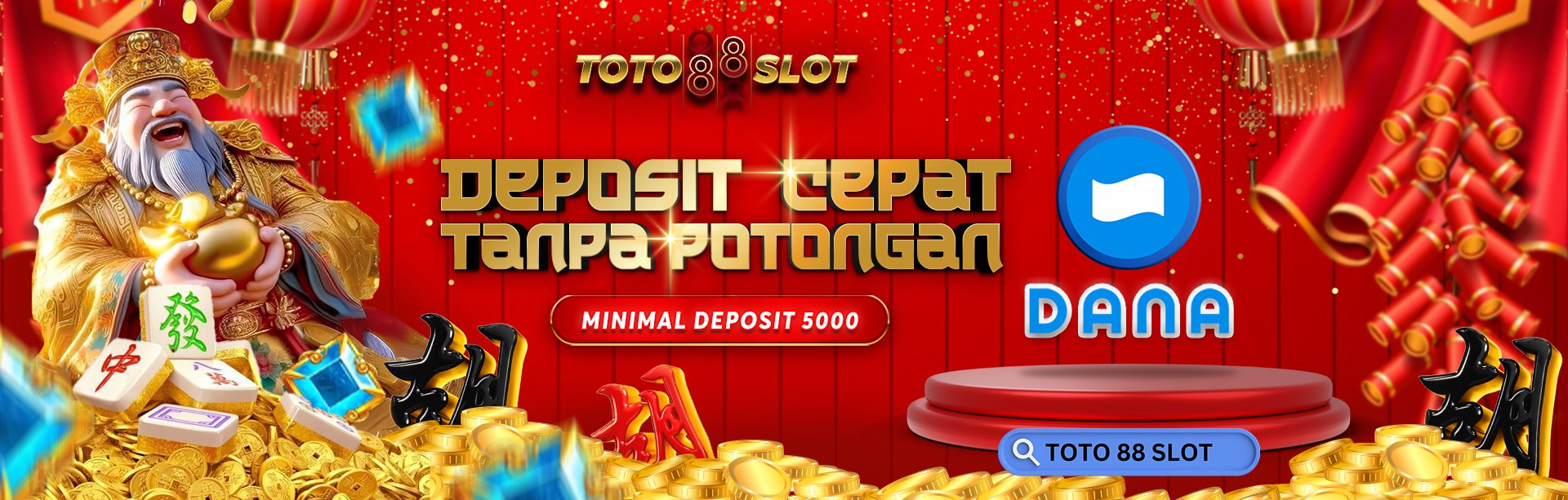 TOTO88SLOT #1 Slot Deposit 5000 & Link Gacor Slot Depo 5k DANA Tanpa Potongan